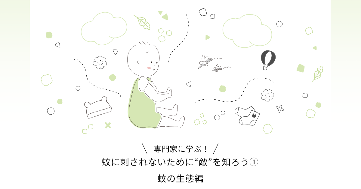 蚊に刺されないために“敵”を知ろう①