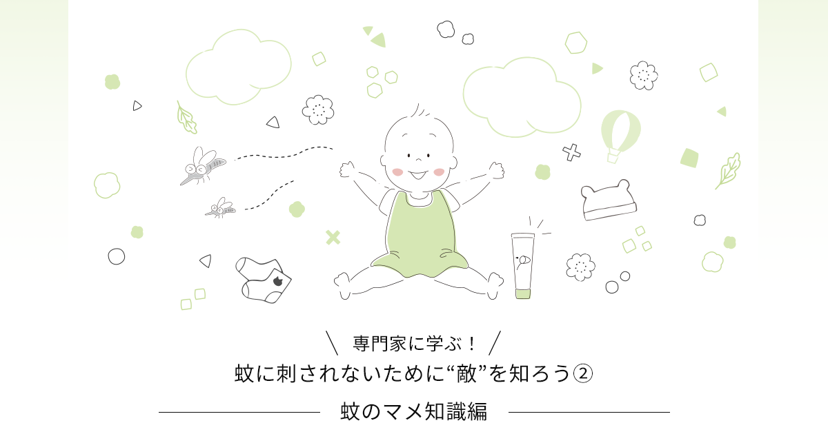 蚊に刺されないために“敵”を知ろう②